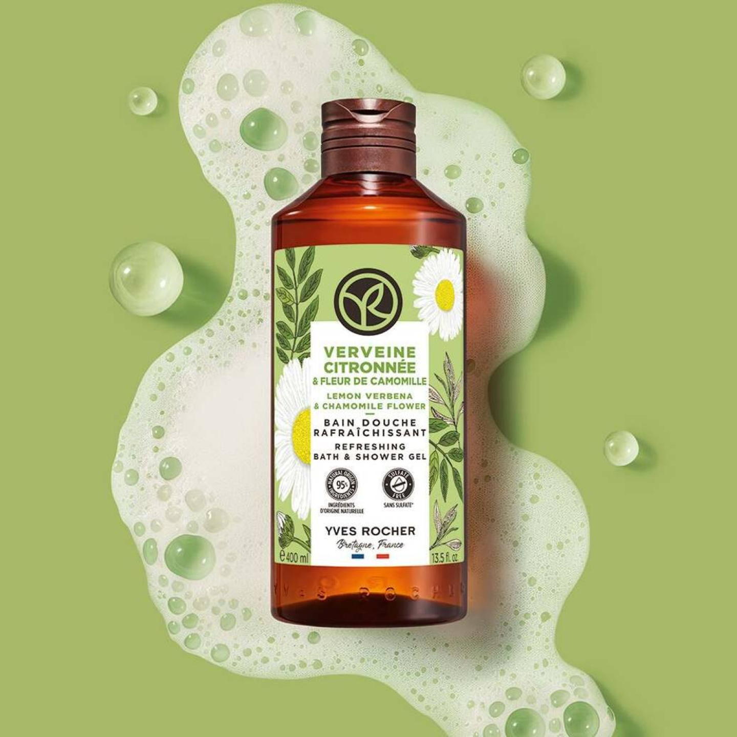 Bain Douche Verveine citronnee & fleur de camomille