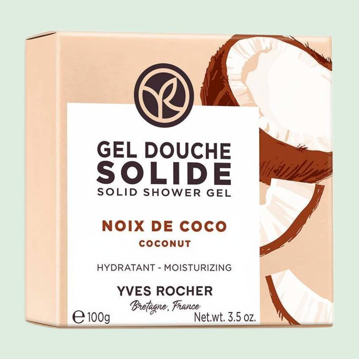 Gel Douche Solide Hydratant Noix de Coco