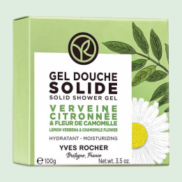 Gel Douche Solide Hydratant Verveine Citronnée & Fleur de Camomille