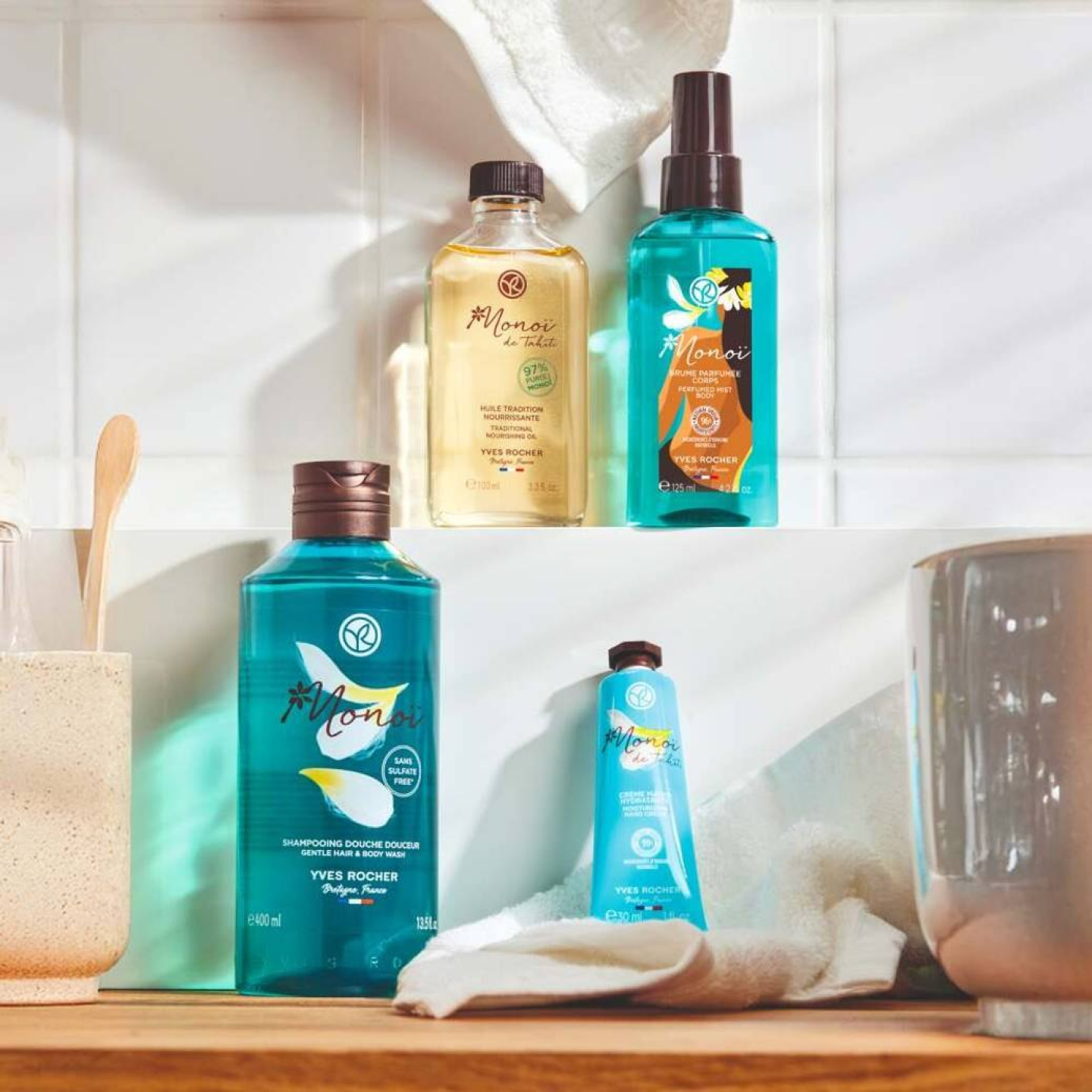 Shampooing-douche Monoï