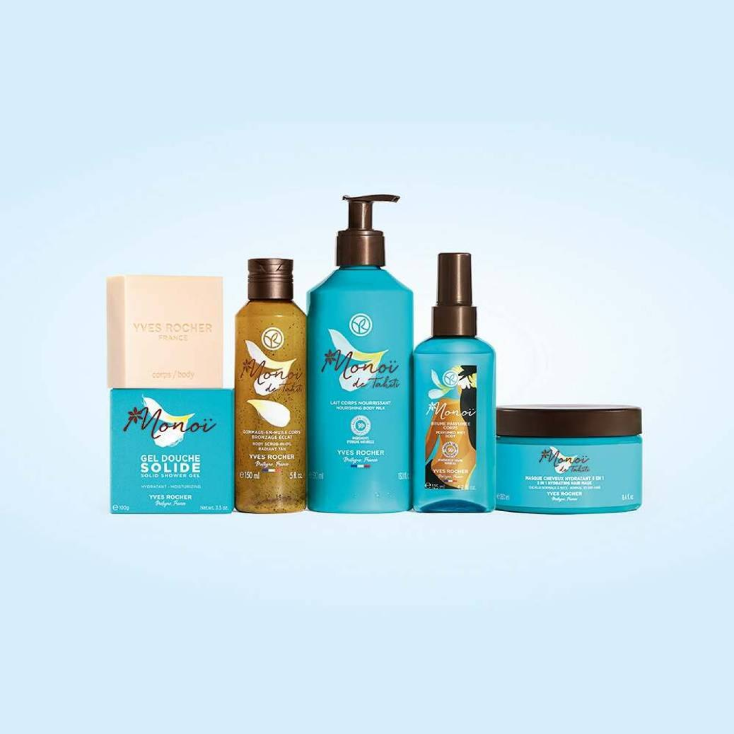 Gel Douche Solide Hydratant Monoï