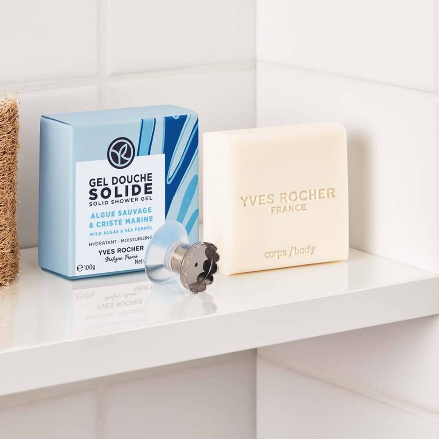 Gel Douche Solide Hydratant Algue Sauvage & Criste Marine