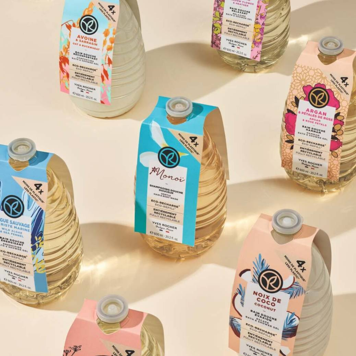 Eco-Recharge Shampooing-Douche Monoï