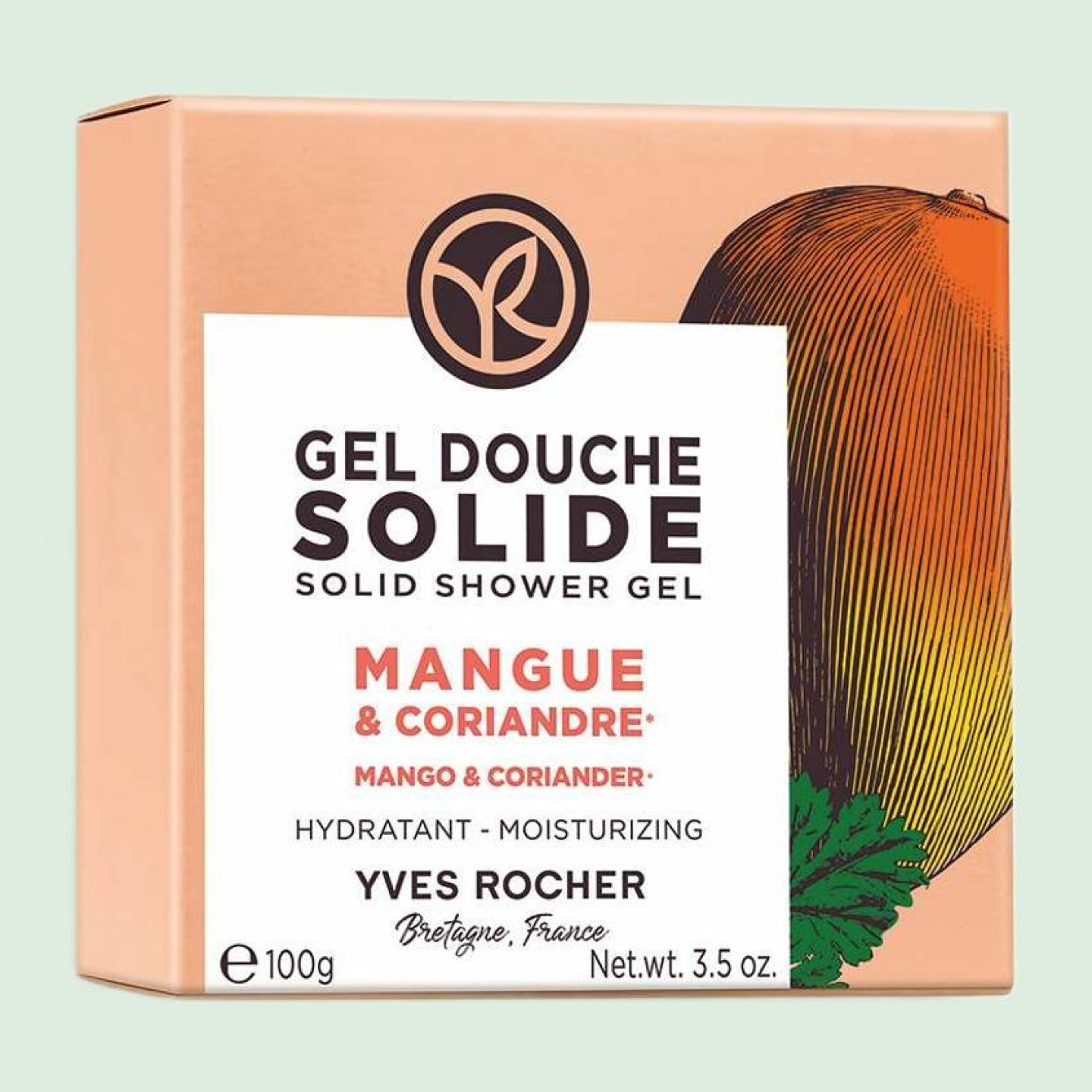 Gel Douche Solide Hydratant Mangue & Coriandre