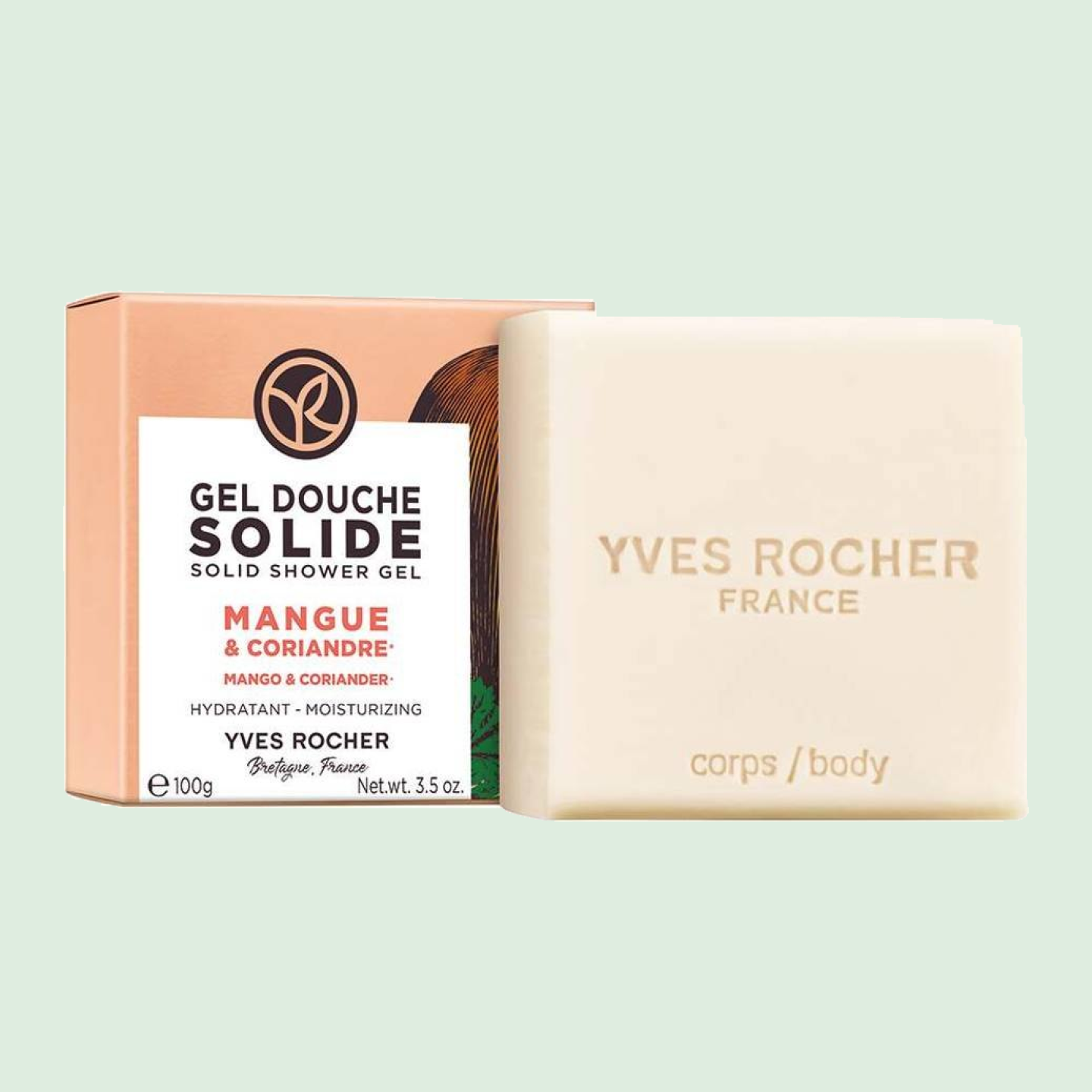 Gel Douche Solide Hydratant Mangue & Coriandre