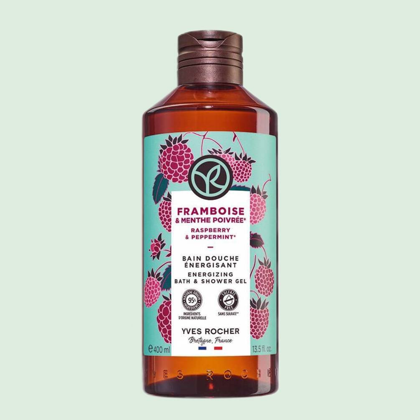 Bain Douche Framboise & Menthe Poivrée