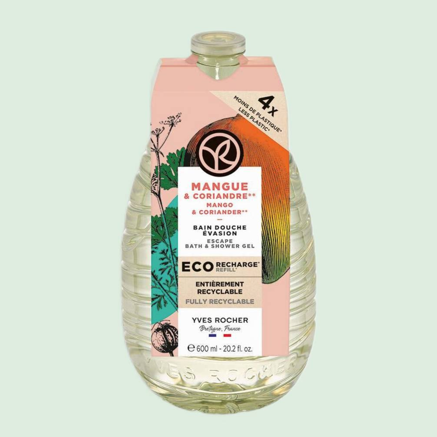 Eco-Recharge Bain Douche Mangue & Coriandre