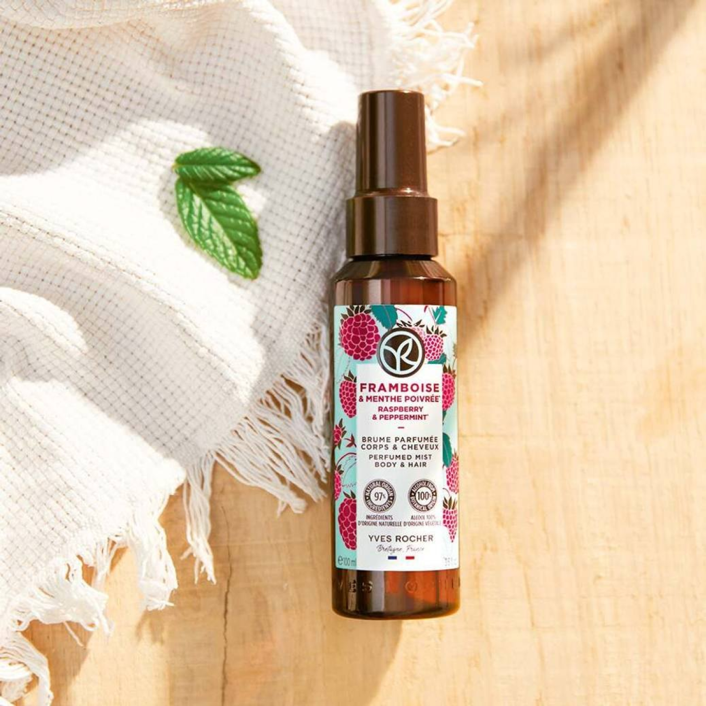 Brume Parfumée Framboise et Menthe Poivrée