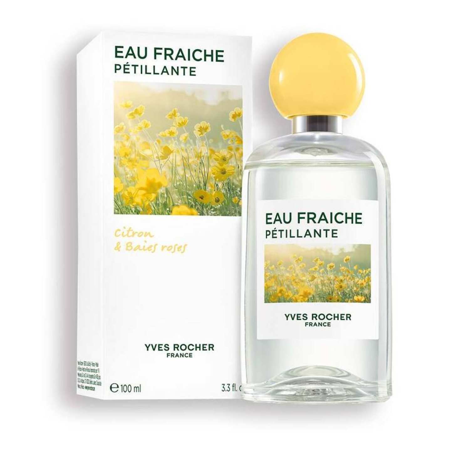 Eau Fraîche Pétillante - Citron & Baies Roses