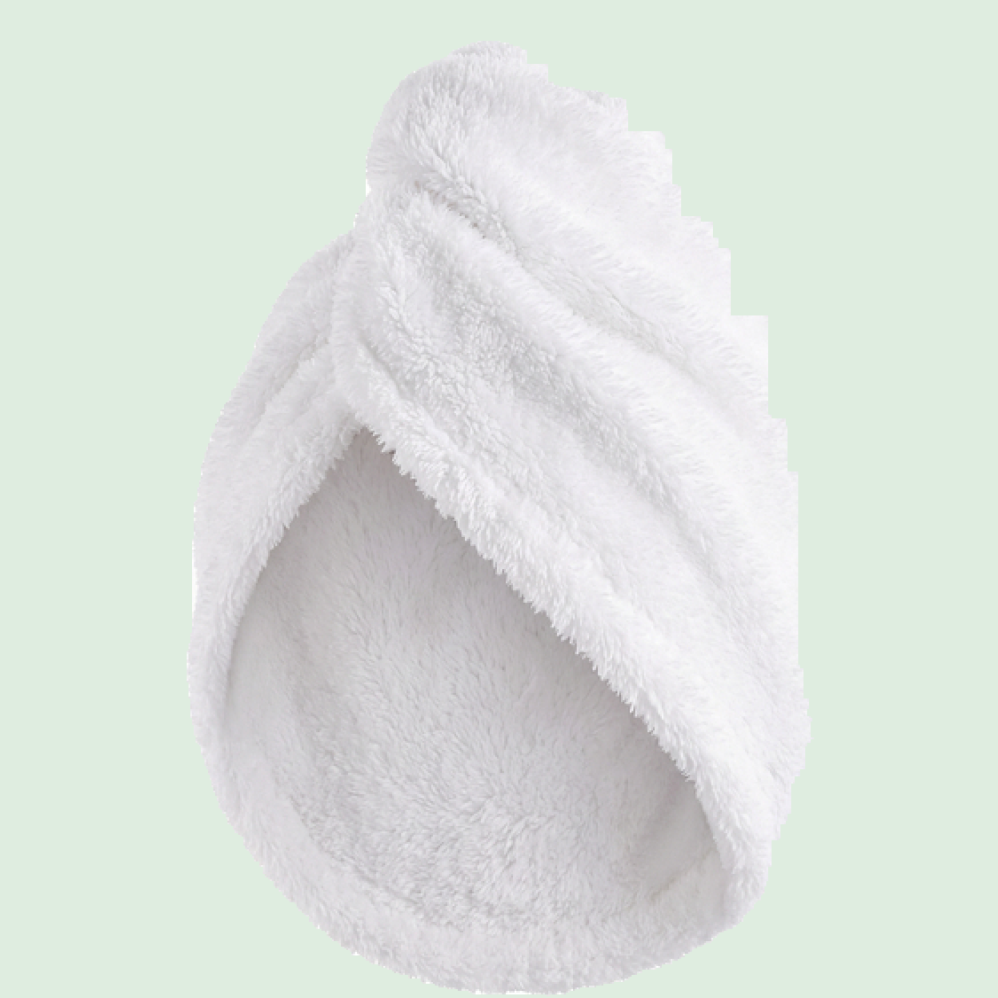 Serviette cheveux blanche
