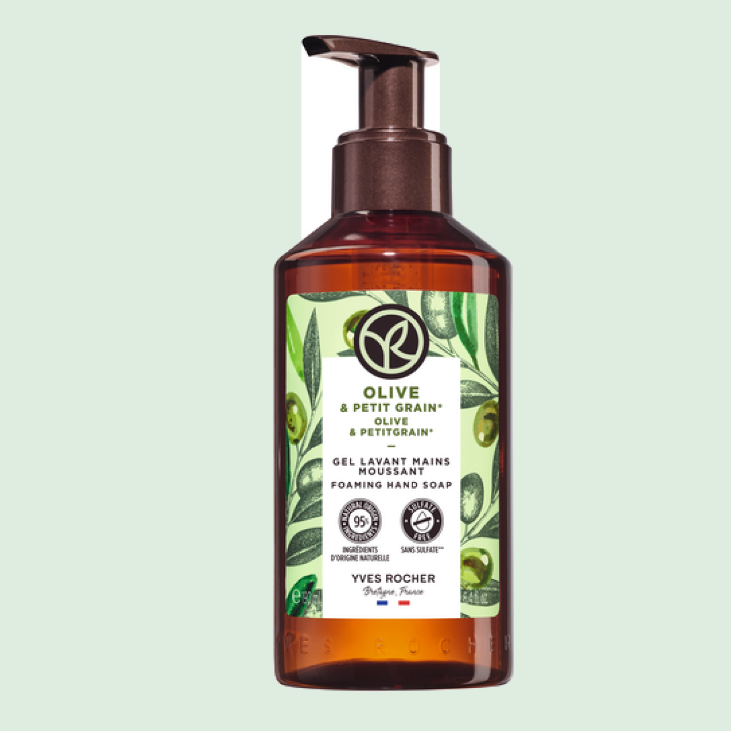 Gel Lavant Mains Olive et Petit Grain