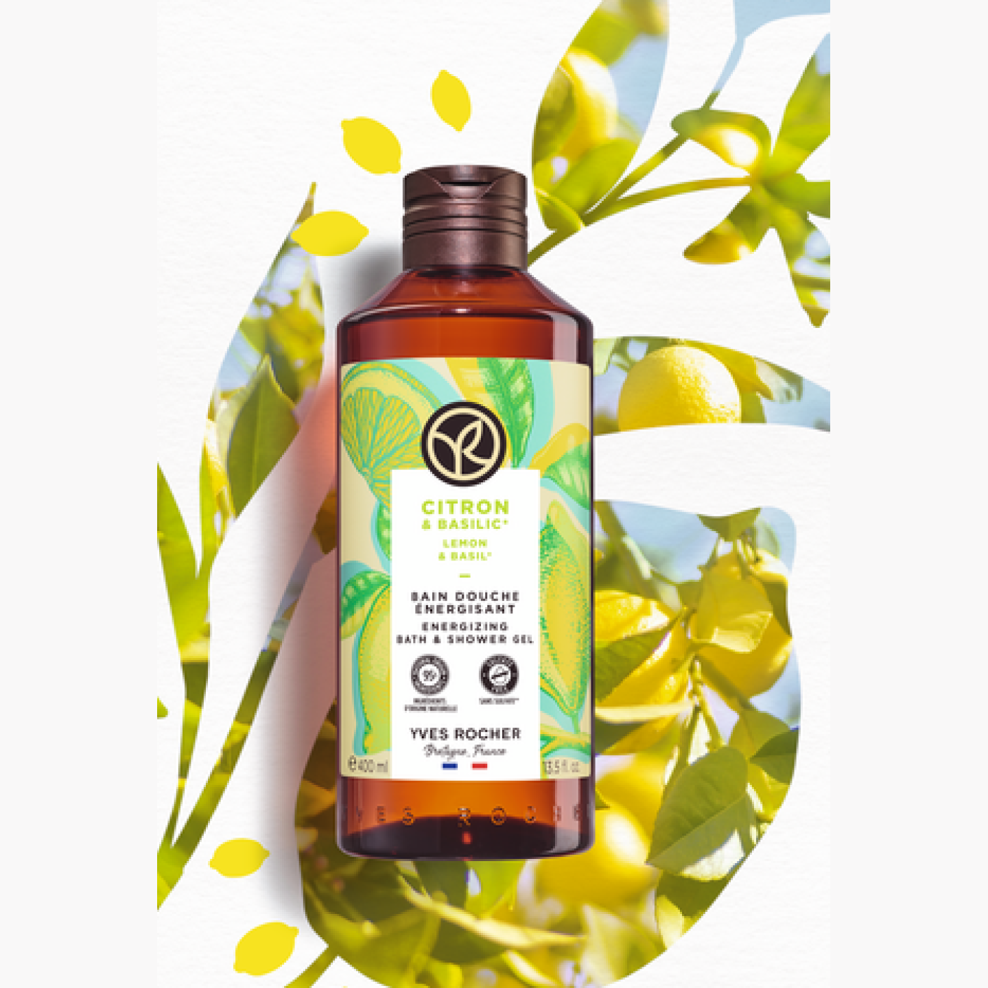 Bain Douche Citron & Basilic 400 ml