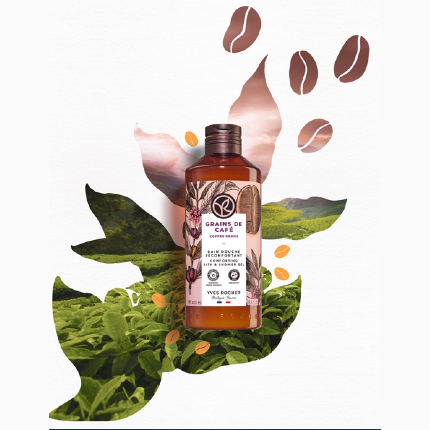 Bain Douche Grains de Café