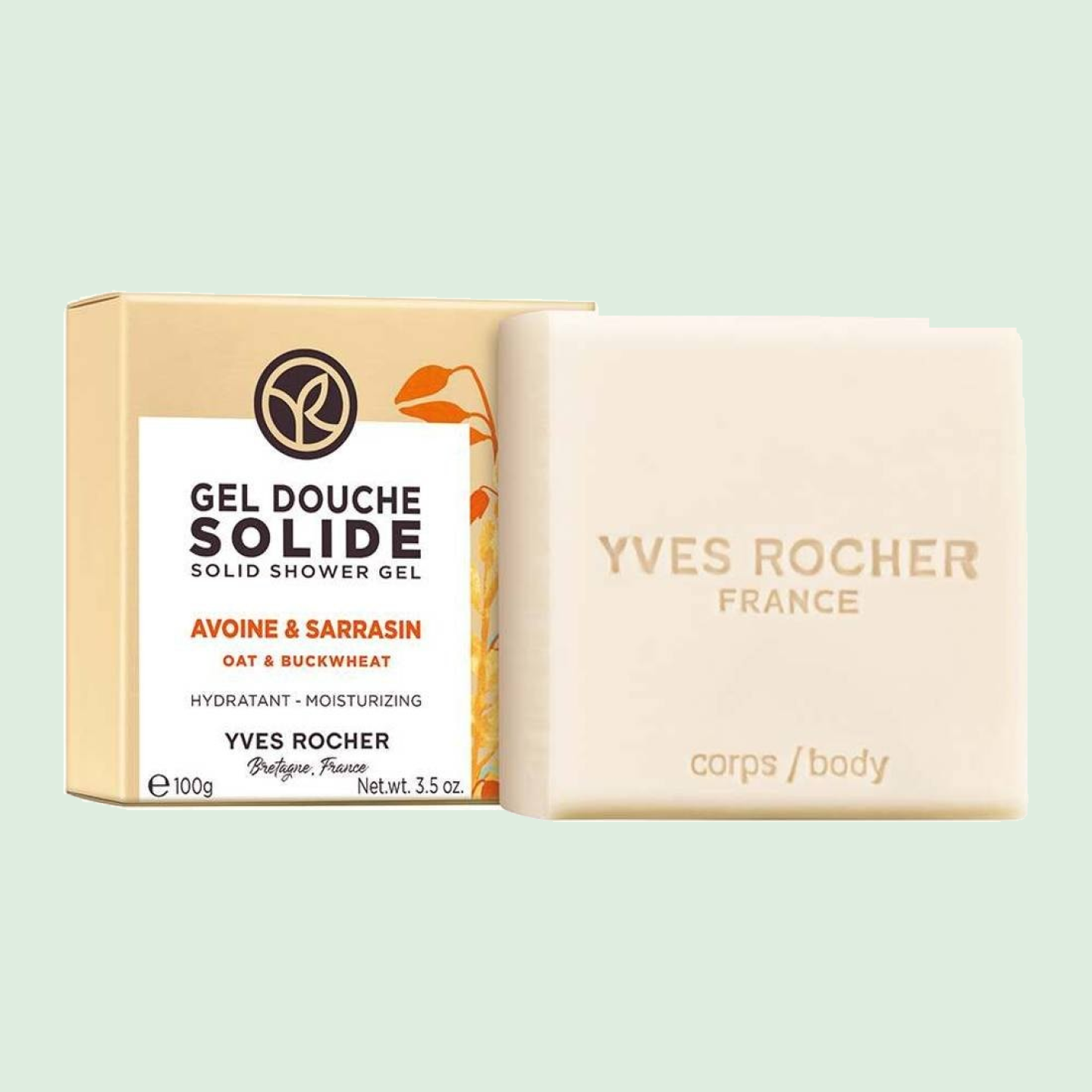 GEL DOUCHE SOLIDE HYDRATANT AVOINE